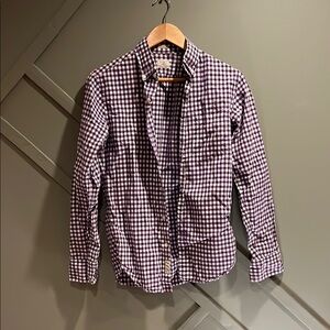 J. Crew Purple Checkered Men's Shirt